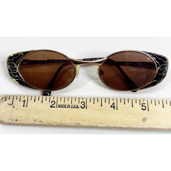 Vintage Women Tura Gold Frame Tortiseshell Oval Glasses Sunglasses EUC main image 4